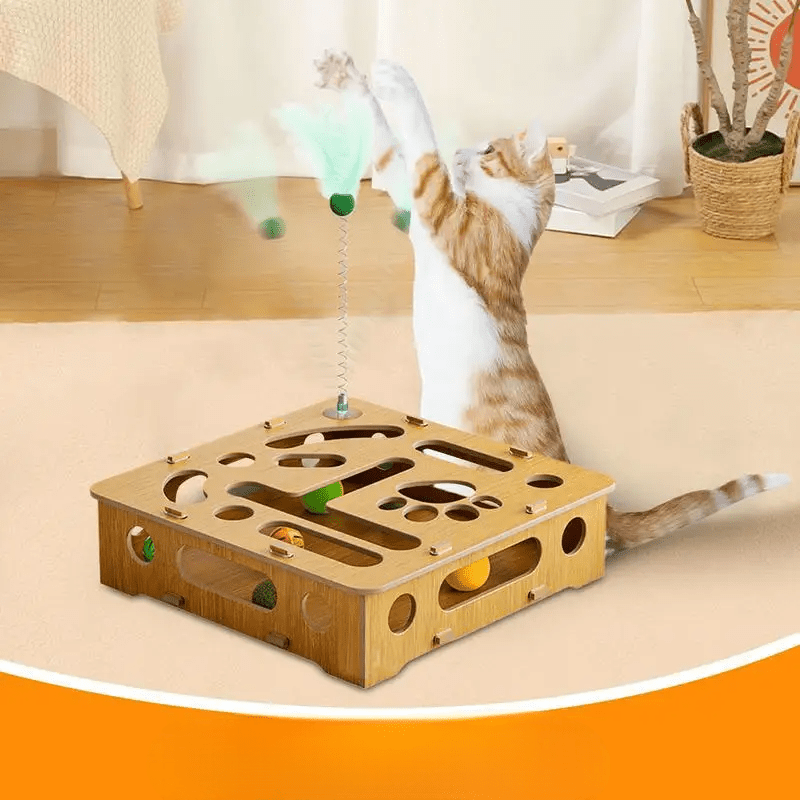 Jouet pour chat - CatPuzzleToy™ - Chat Plaisir