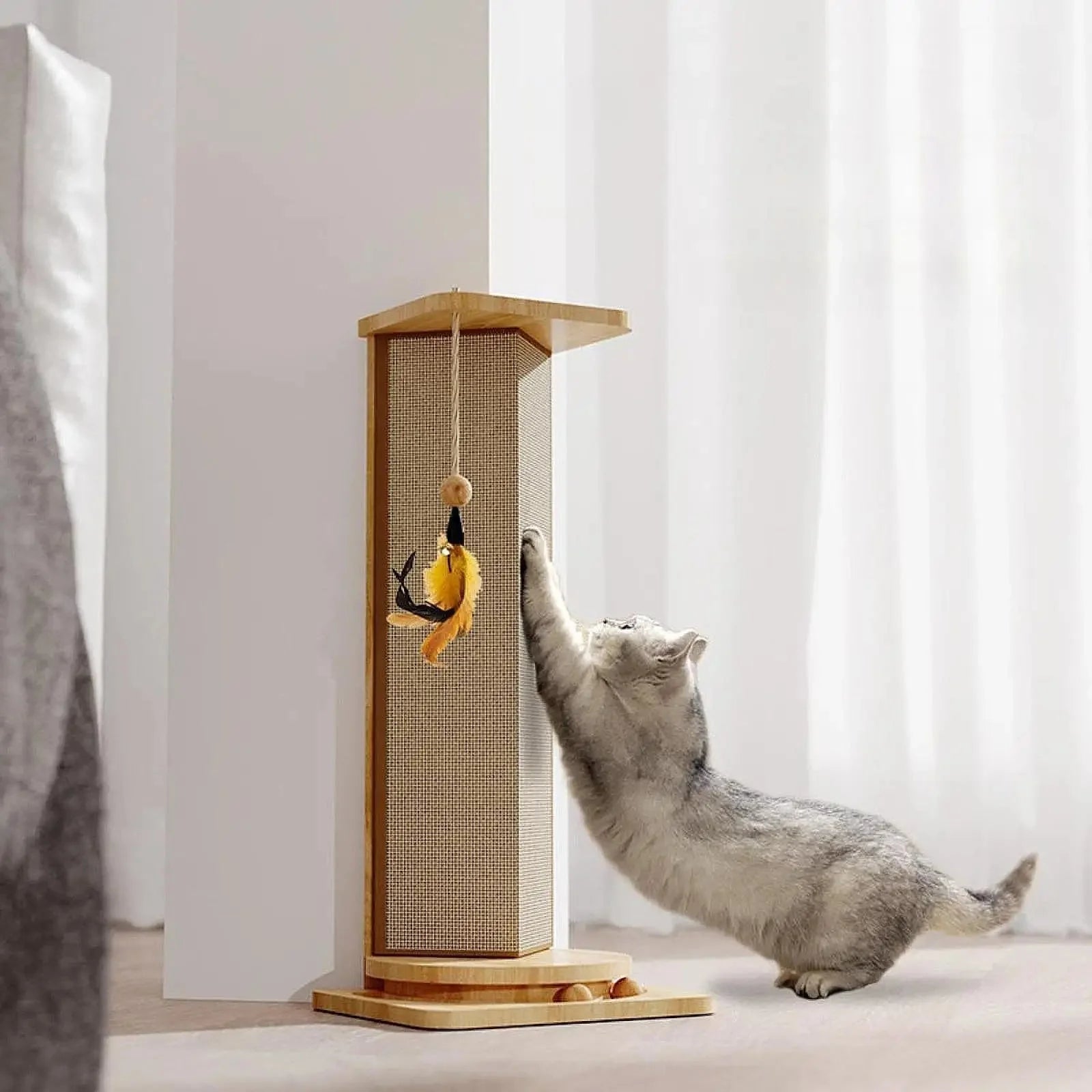 Griffoir pour chat - CatScratcherPost™ - Chat Plaisir