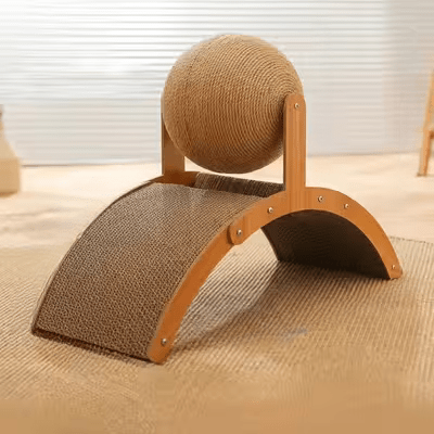 Griffoir pour Chat - Scratch&PlayCatBoard™ - Arc - Chat Plaisir