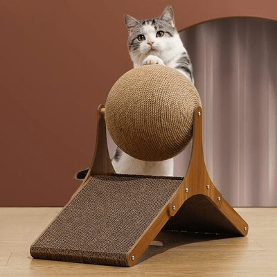Griffoir pour Chat - Scratch&PlayCatBoard™ - Bâtons Rompus - Chat Plaisir