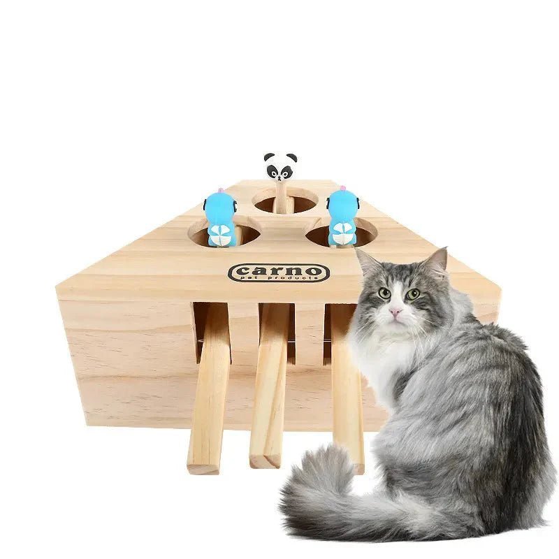Jouet Interactif Chat - PawHunter™ - 3 Trous - Chat Plaisir